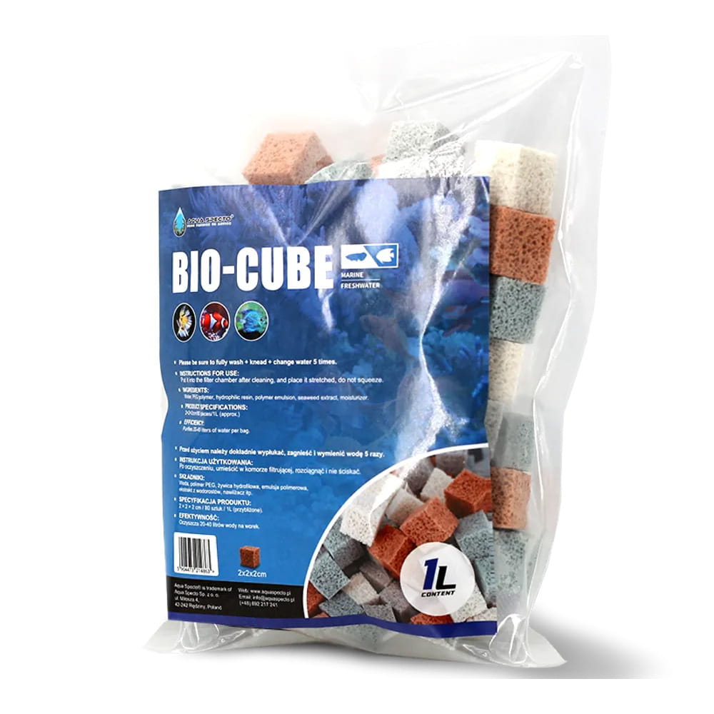 Aqua Specto Bio-Cube 1L - Elastyczne Medium Filtracyjne dla Nitrobakterii